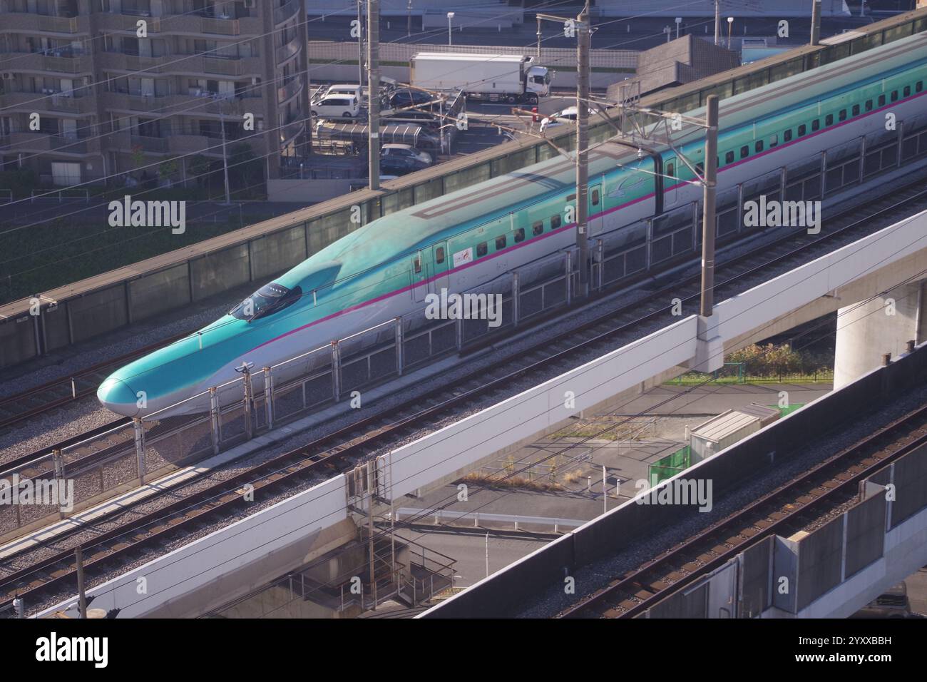 Shinkansen Zug in Japan Stockfoto