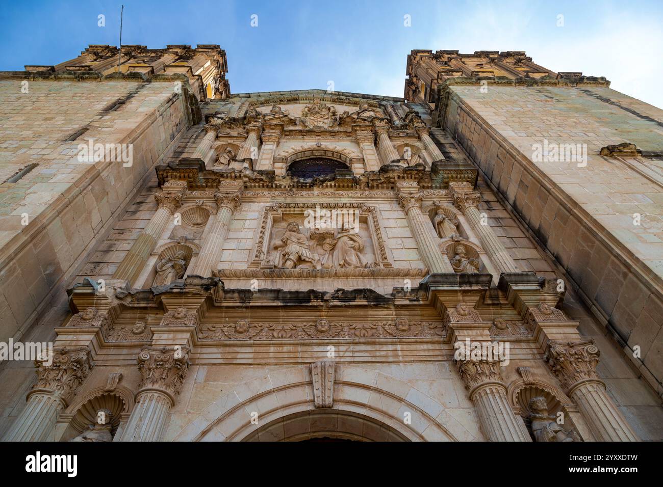 Santo Domingo Tempel. Oaxaca, Mexiko Stockfoto