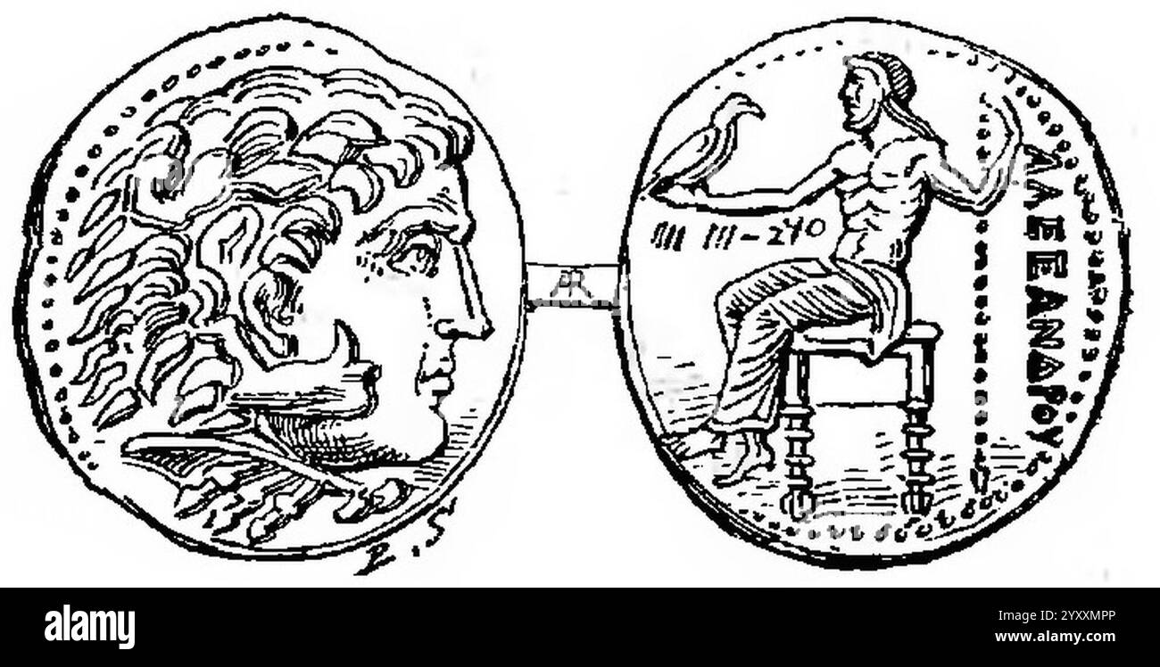 Dictionnaire de la Bible - F. Vigouroux - Tomé I 17. — Monnaie d’Accho.(Seite 120 Kulturpflanze). Stockfoto