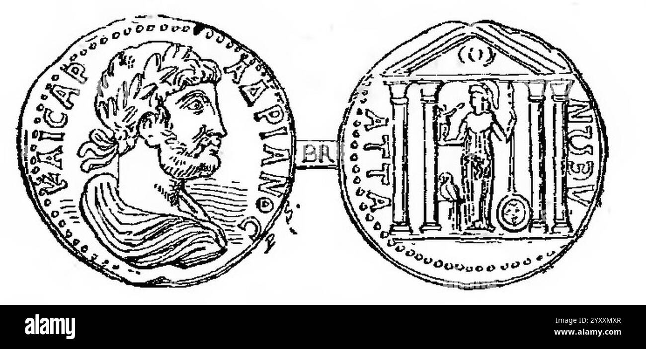 Dictionnaire de la Bible - F. Vigouroux - Tomé I 360. — Monnaie d’Attalie. Stockfoto