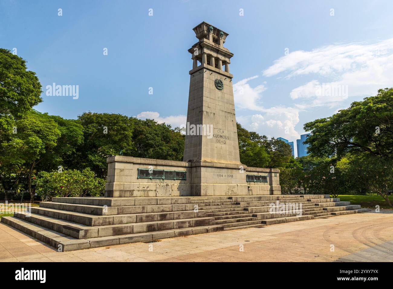 The Cenotaph, Esplanade Park, Singapur, Foto: David Rowland / One-Image.com Stockfoto