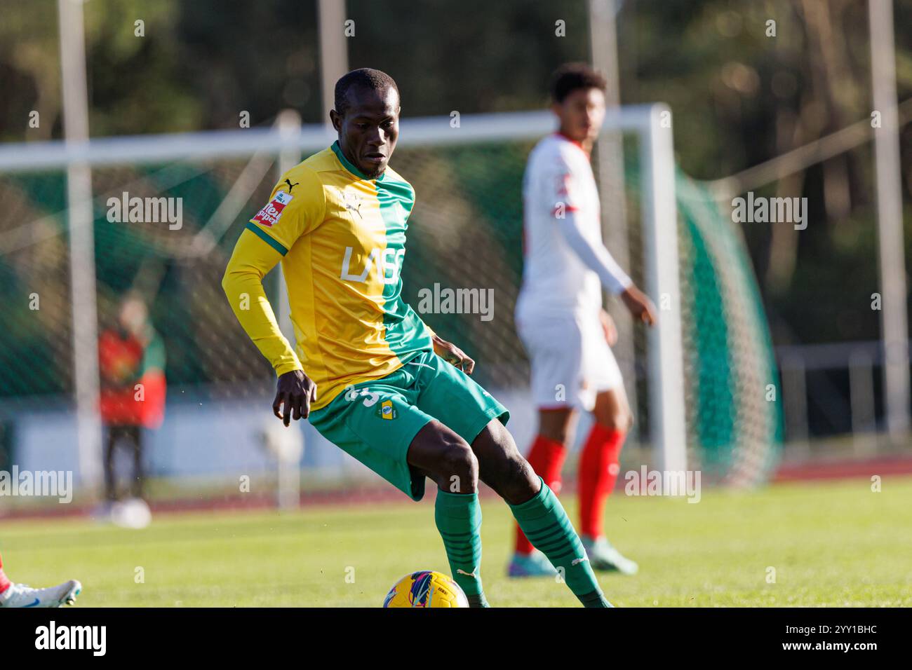 Chris Kouakou beim Spiel Liga Portugal 2 zwischen den Teams von CD Mafra und CS Maritimo (Maciej Rogowski) Stockfoto