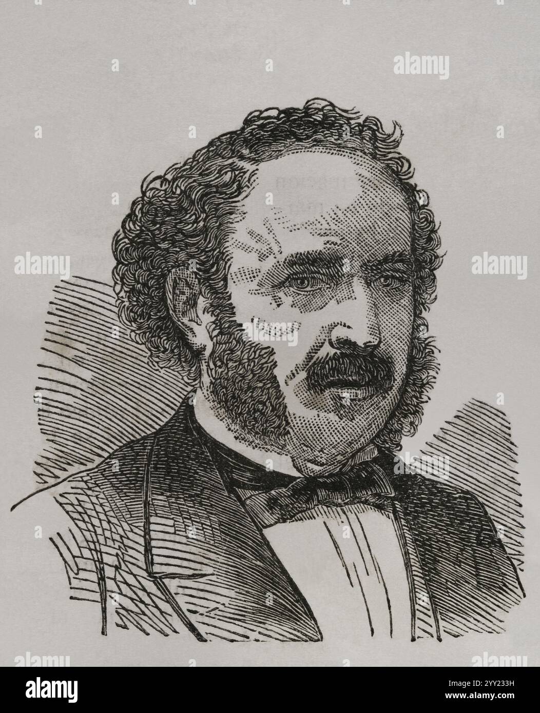 Jules Simon (Jules Francois Simon Suisse) (1814–1896). Französischer Philosoph und Staatsmann. Hochformat. Gravur. Historia de la Guerra de Francia y Prusia (Geschichte des Krieges zwischen Frankreich und Preußen). Band I. veröffentlicht in Barcelona, 1870. Stockfoto Jules Simon (Jules Francois Simon Suisse) (1814–1896). Französischer Philosoph und Staatsmann. Hochformat. Gravur. Historia de la Guerra de Francia y Prusia (Geschichte des Krieges zwischen Frankreich und Preußen). Band I. veröffentlicht in Barcelona, 1870. Stockfoto