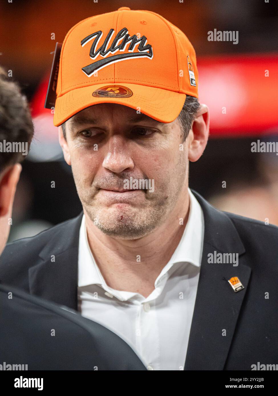 Ty Harrelson, Headcoach (ratiopharm Ulm), ratiopharm Ulm vs. Wolves Twinsbet Vilnius, Basketball, Eurocup, Spielzeit 2024/2025, 18.12.2024 Foto: EIBNER/Michael Schmidt Stockfoto