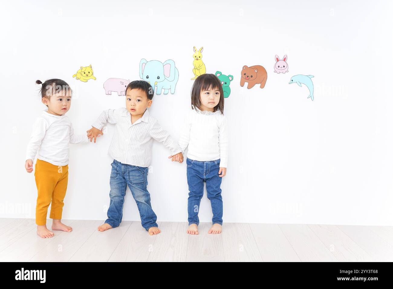 Spielende Kinder Stockfoto