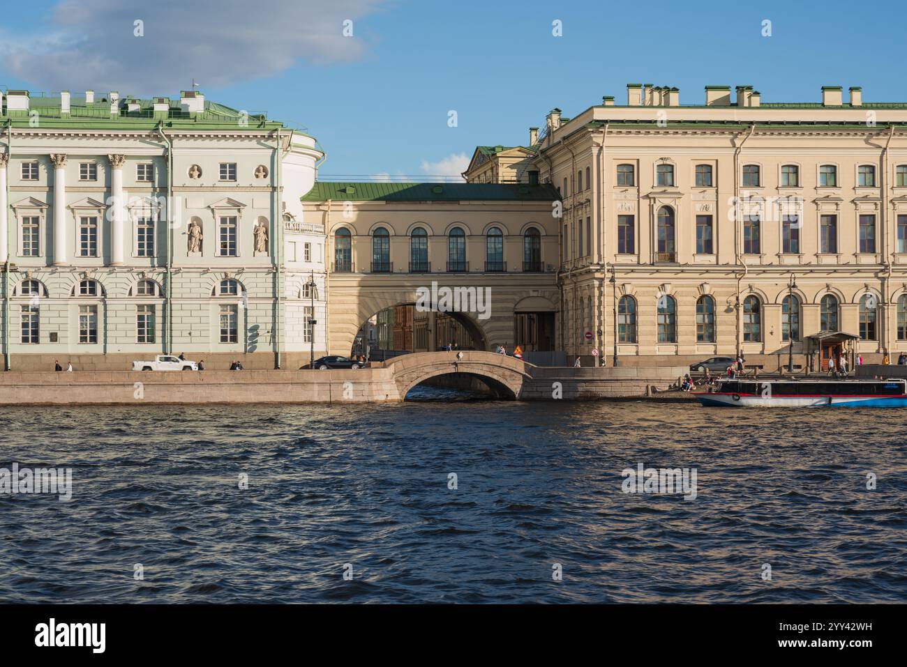 Der Winterkanal ist ein Flusskanal in Sankt Petersburg Stockfoto