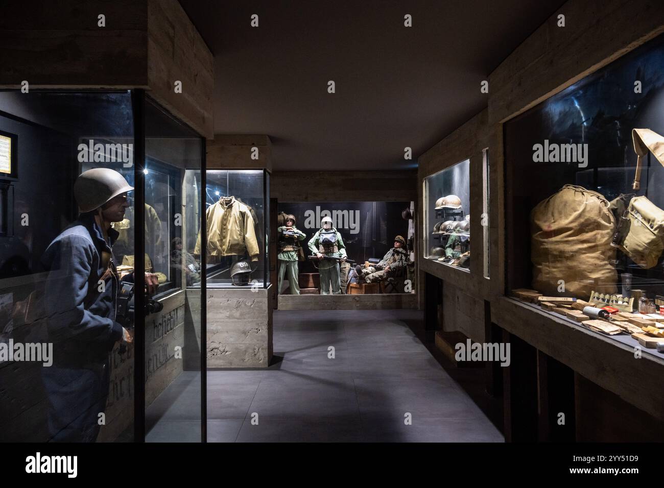 D-Day Experience Museum, Carentan, Normandie, Frankreich Stockfoto