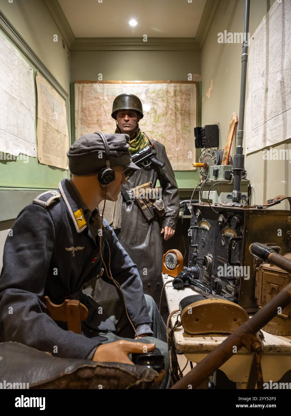 Dead Man es Corner Museum, Normandie, Frankreich Stockfoto