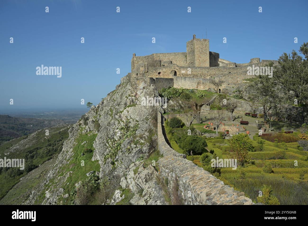 Schloss Marvao. Portugal, serra de São Mamede Stockfoto