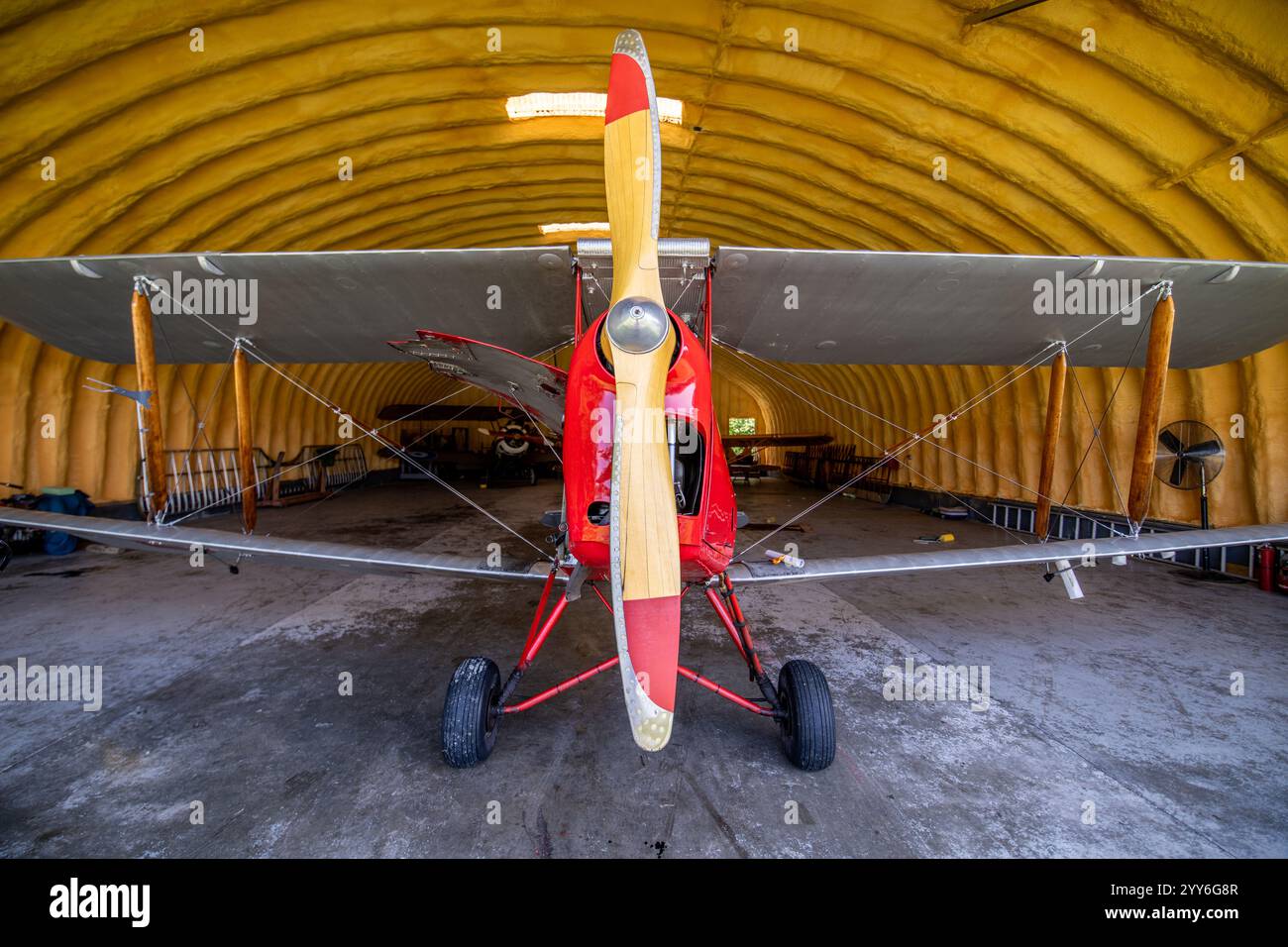 De Havilland DH-82A Tiger Moth II G-ACDB Old Rhinebeck Flugplatz New York Stockfoto