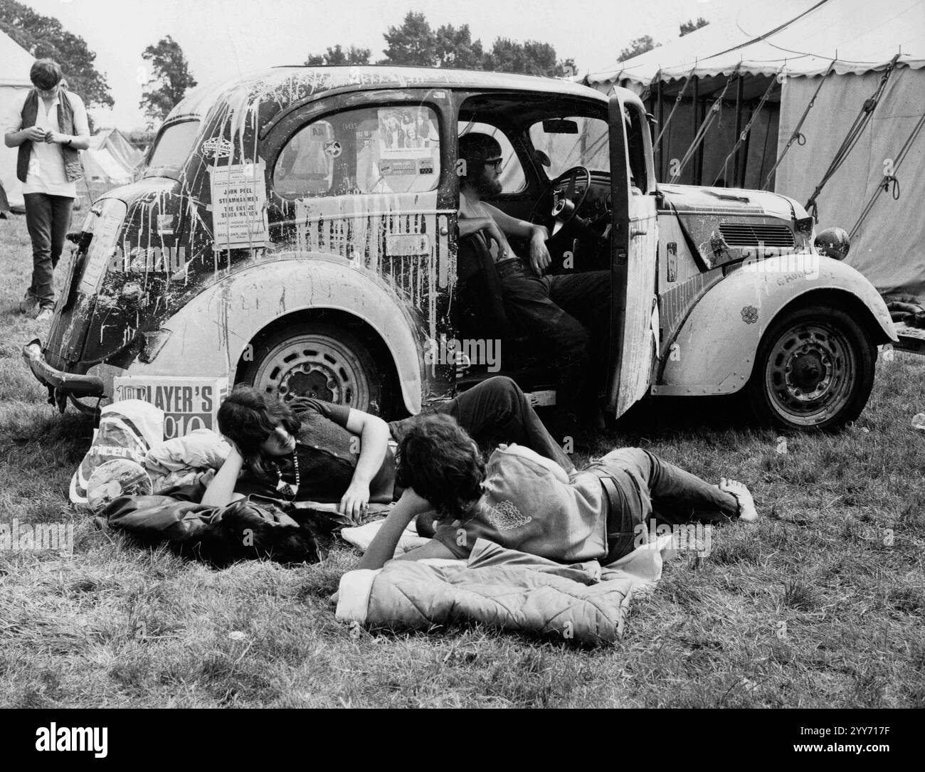 9. August 1969, Sussex, England, Vereinigtes Königreich: Das 9. National Jazz Blues and Pop Festival auf der Plumpton Racecourse in Sussex, England, Vereinigtes Königreich. (A Credit Image: © Keystone Press Agency/ZUMA Press Wire) NUR REDAKTIONELLE VERWENDUNG! Nicht für kommerzielle ZWECKE! Stockfoto