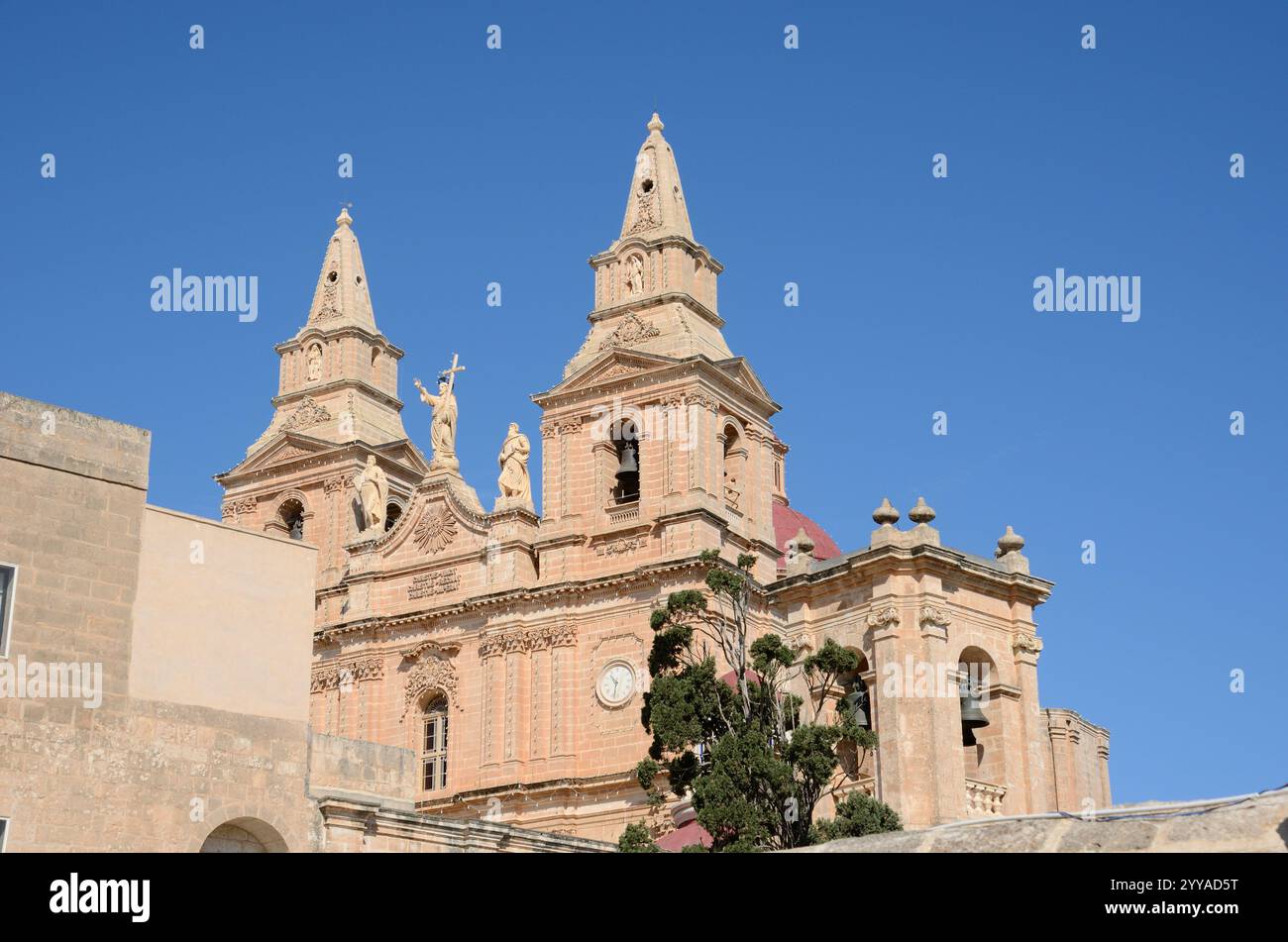 Kirche der Geburt der Jungfrau Maria, Marfa Street, Mellieha, Malta, Europa Stockfoto