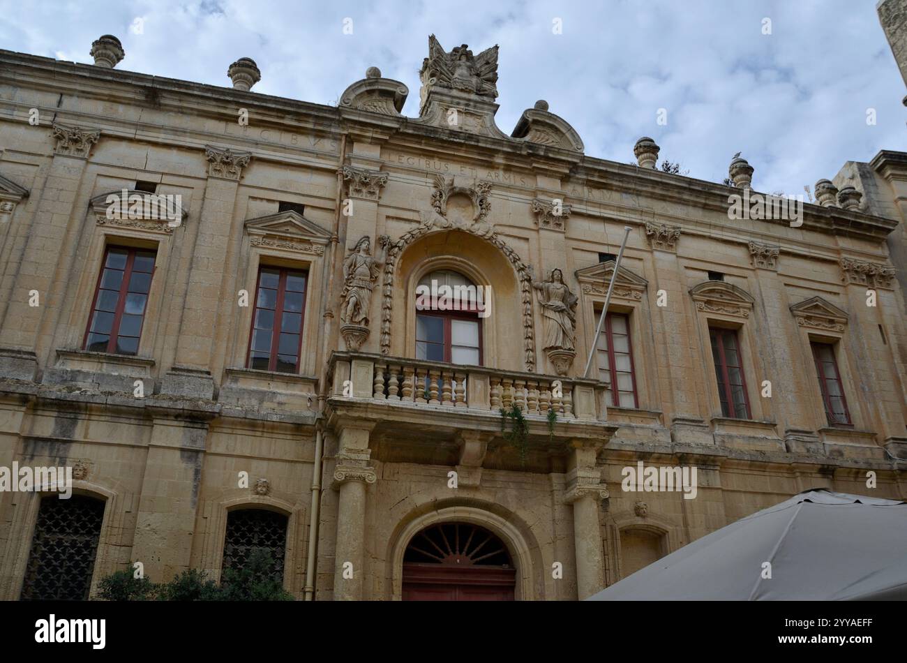 Mdina Local Council, Triq San Pawl, Mdina, Malta, Europa Stockfoto