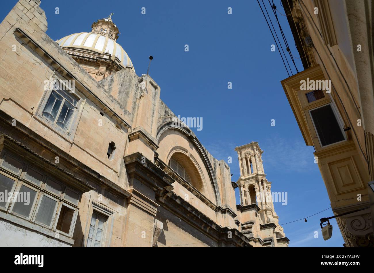 Pfarrkirche Saint Gaetan, Triq Anton Buttiġieġ, Hamrun, Malta, Europa Stockfoto