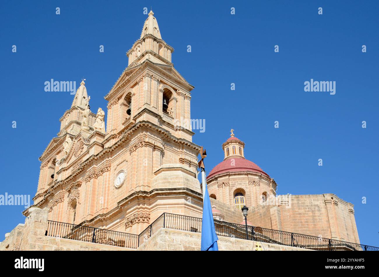 Kirche der Geburt der Jungfrau Maria, Marfa Street, Mellieha, Malta, Europa Stockfoto