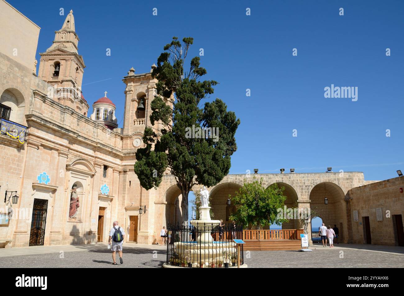 Heiligtum unserer Lieben Frau vom Sieg, Marfa Street, Mellieha, Malta, Europa Stockfoto
