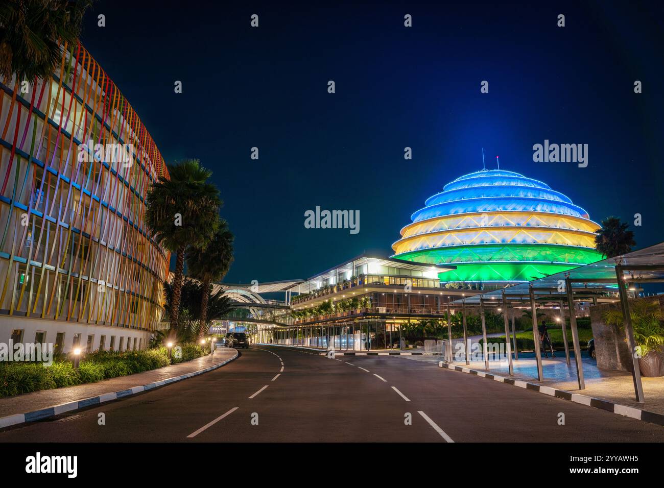 Kigali Convention Center in Ruanda Stockfoto
