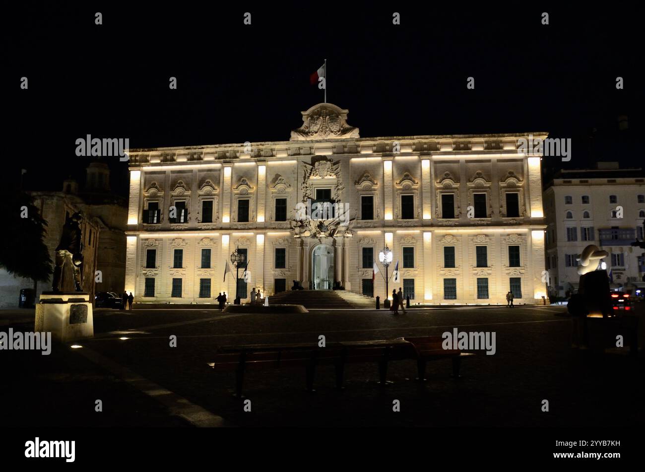 Castile Hotel, Valletta, Malta, Europa Stockfoto
