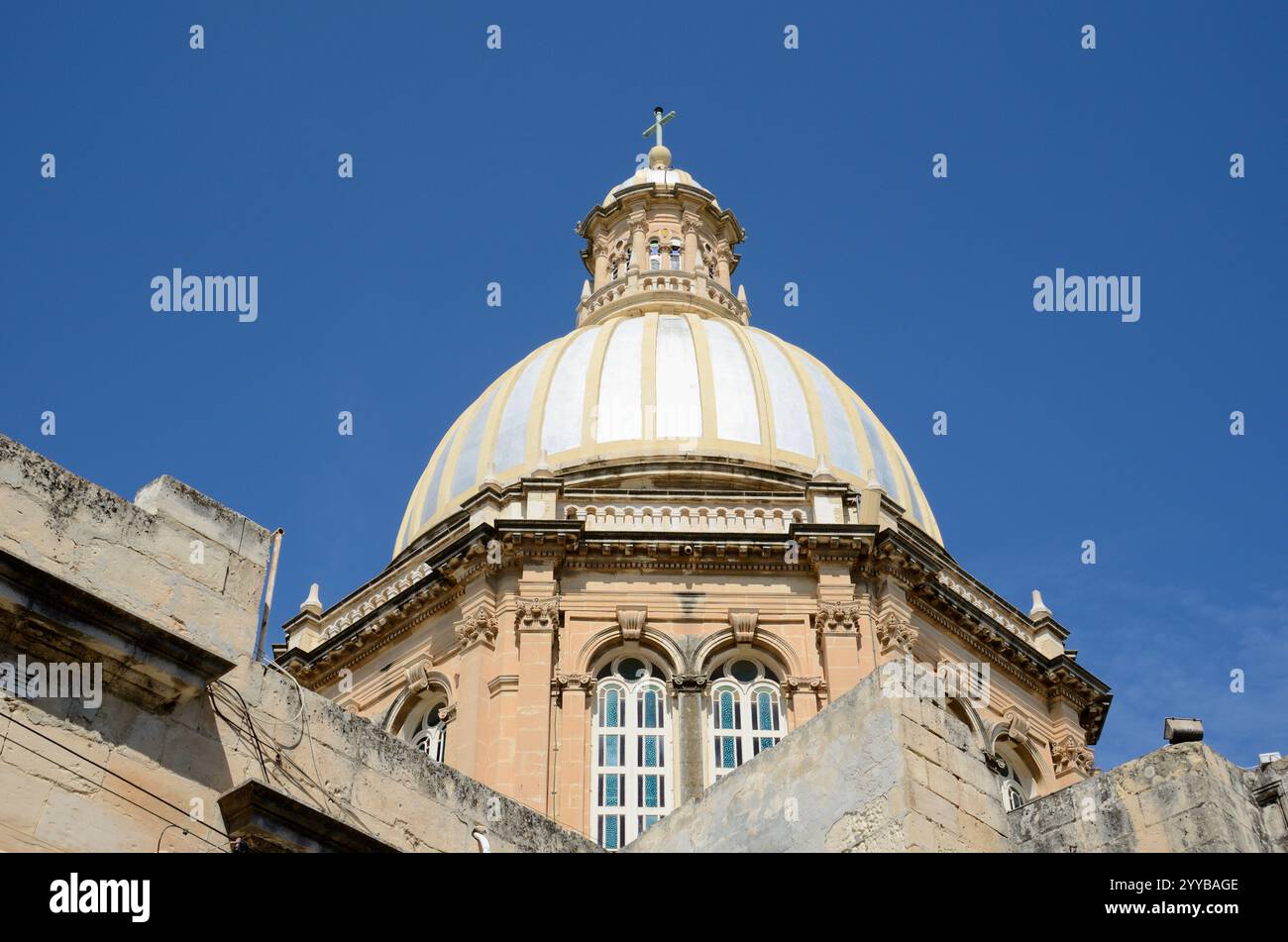 Pfarrkirche Saint Gaetan, Triq Anton Buttiġieġ, Hamrun, Malta, Europa Stockfoto