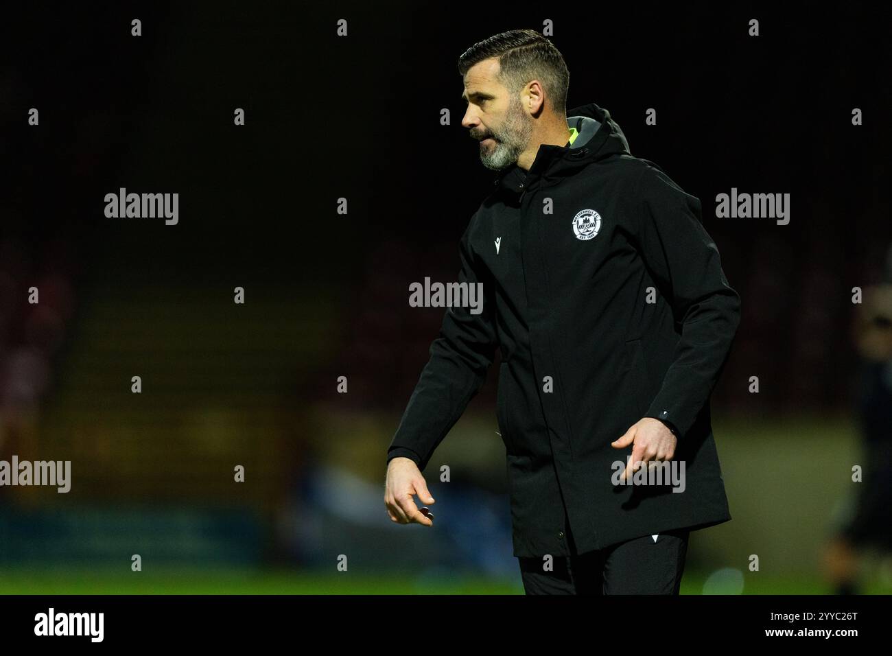 Motherwell, Schottland. 20. Dezember 2024. Stuart Kettlewell (Motherwell Manager) Motherwell Vs Kilmarnock - Scottish Premiership Credit: Raymond Davies / Alamy Live News Stockfoto