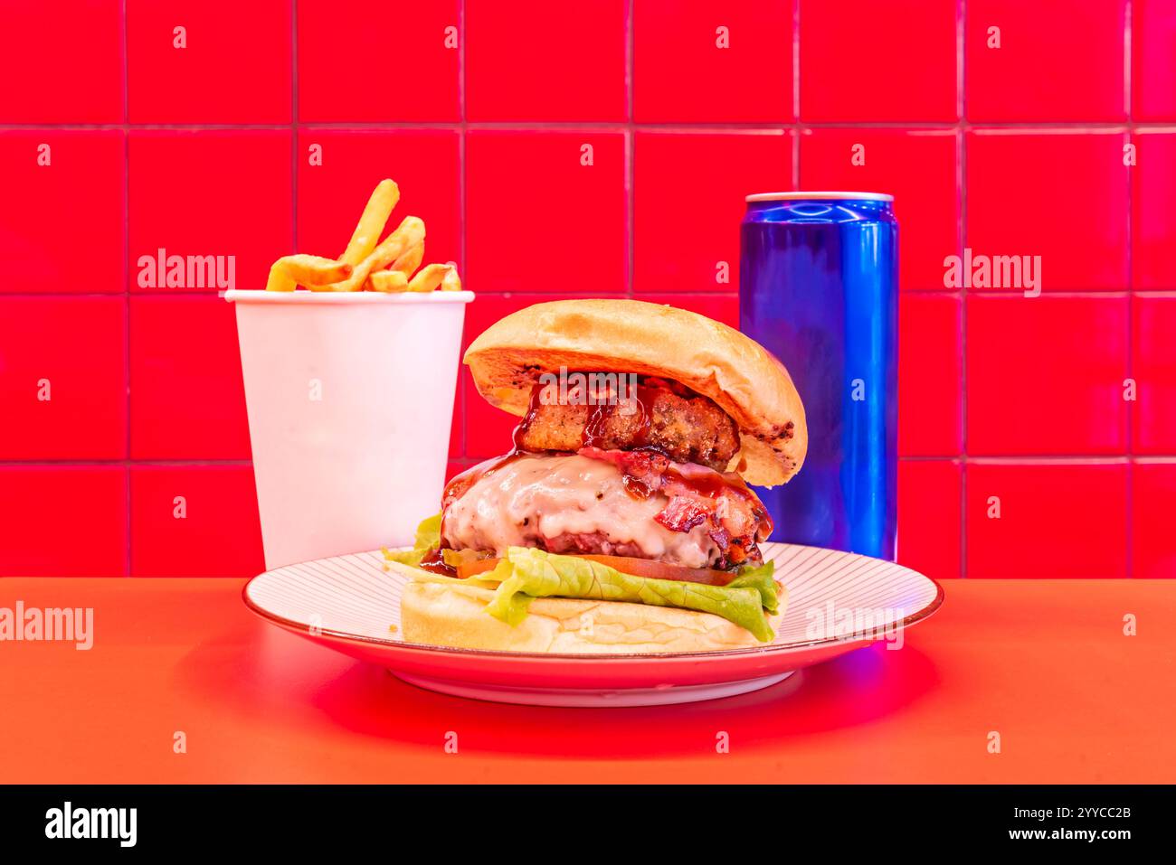 Traditionell handelt es sich bei dem Fleisch um Rindfleisch, auch wenn es einige Fälle von einer Mischung (Rindfleisch-Schwein) gibt. Stockfoto