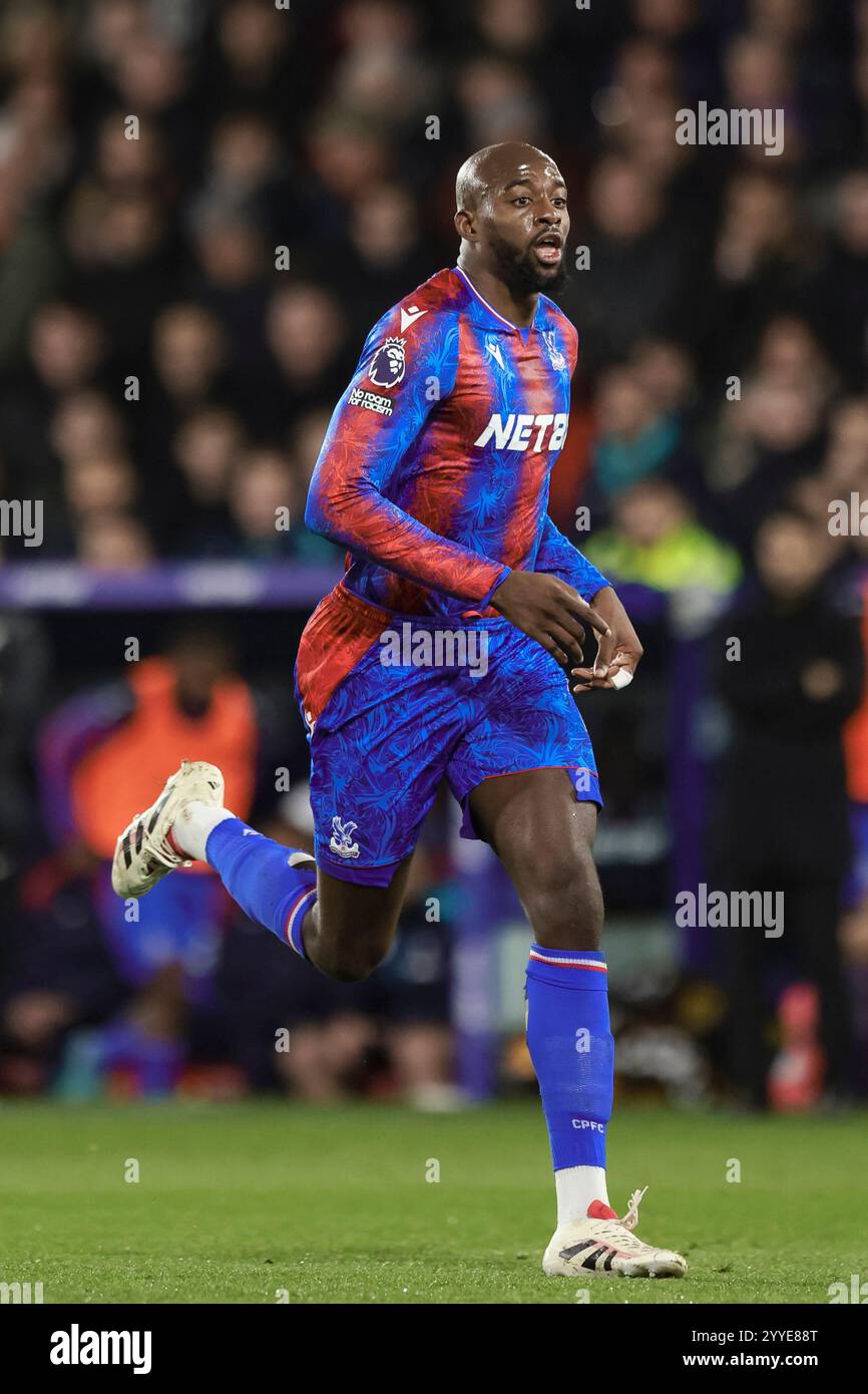 Jean-Philippe Mateta von Crystal Palace während des Premier League-Spiels zwischen Crystal Palace und Arsenal im Selhurst Park, London am Samstag, den 21. Dezember 2024. (Foto: Tom West | MI News) Credit: MI News & Sport /Alamy Live News Stockfoto