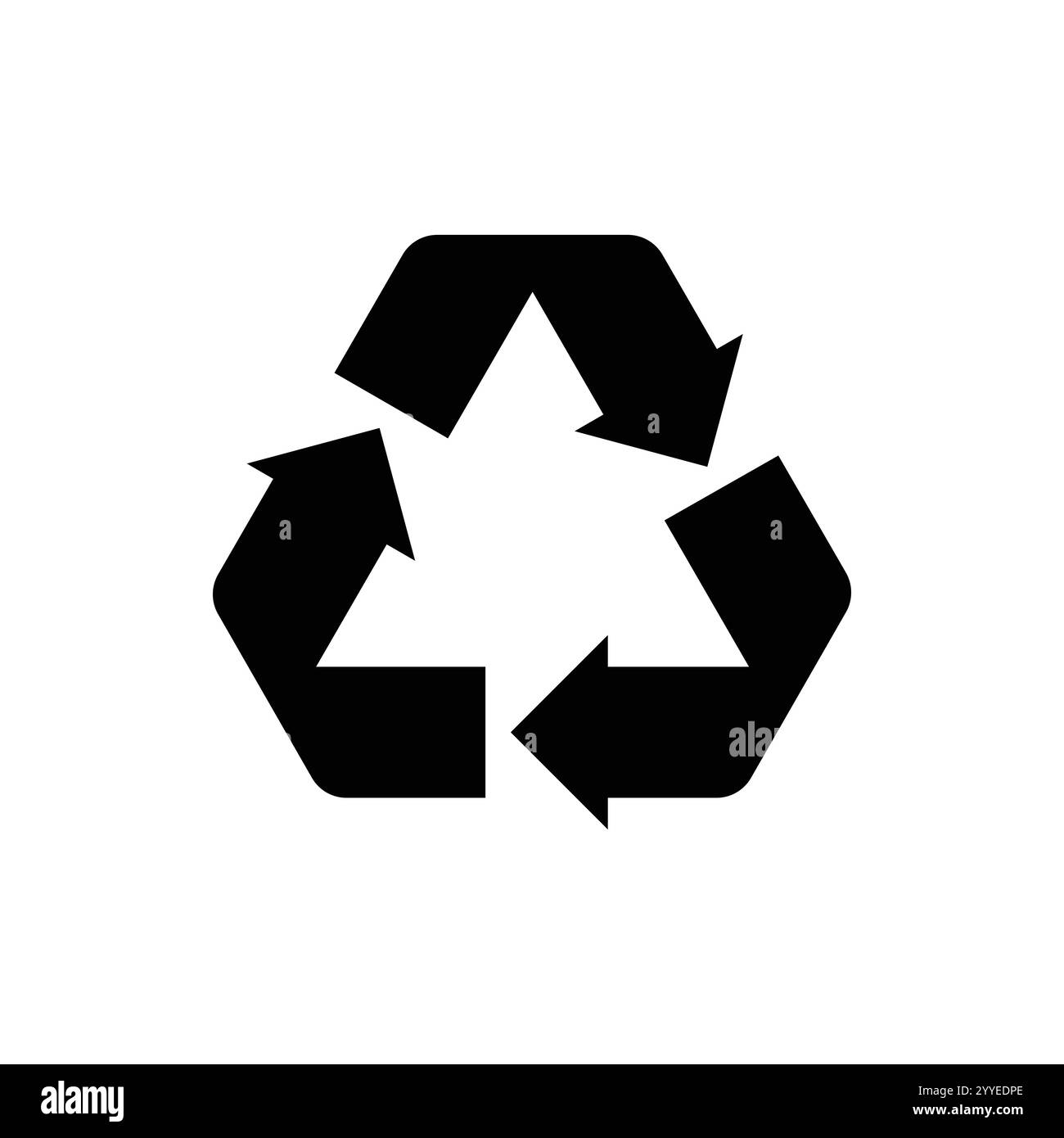 Recycling-Symbol Vektor Recycling Innovation. Wiederverwenden, umweltfreundliche Umwelt und den Planeten retten Stock Vektor