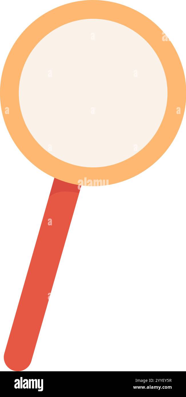 Symbol „Glashand Suchen“ Stock Vektor