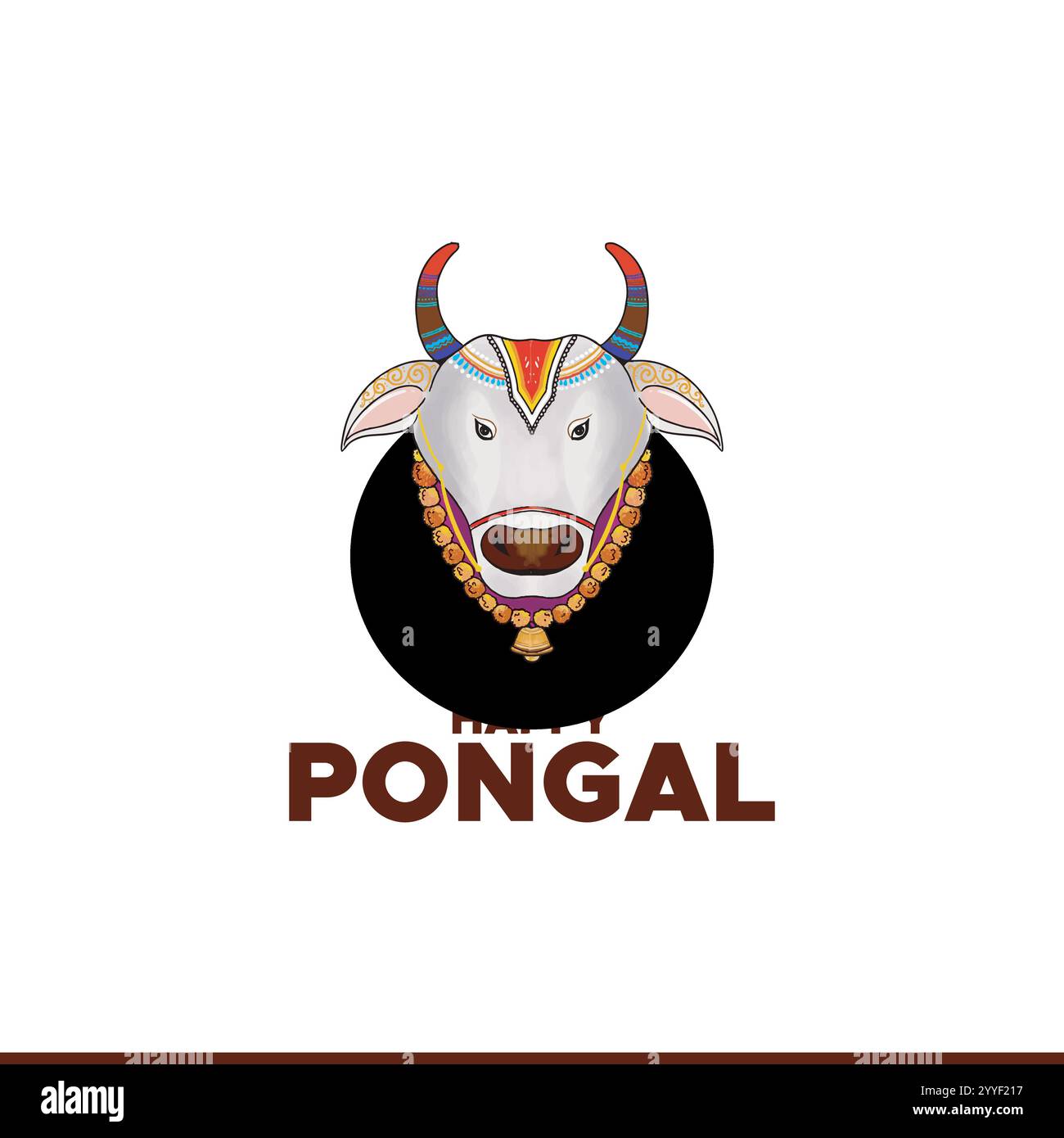 Happy Pongal, indische Festivals Makar Sankranti, Lohri, Pongal und Bohag Bihu editierbare Vektorillustration Social Media Posts und Banner Stock Vektor