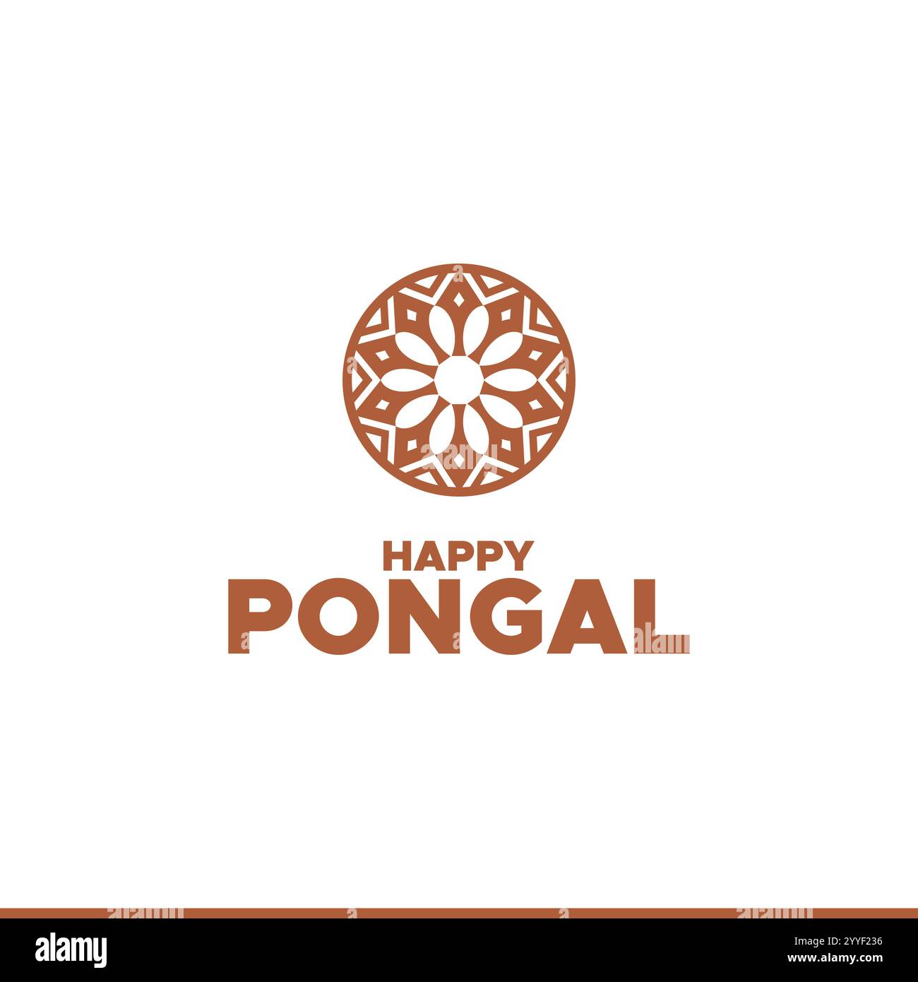 Happy Pongal, indische Festivals Makar Sankranti, Lohri, Pongal und Bohag Bihu editierbare Vektorillustration Social Media Posts und Banner Stock Vektor