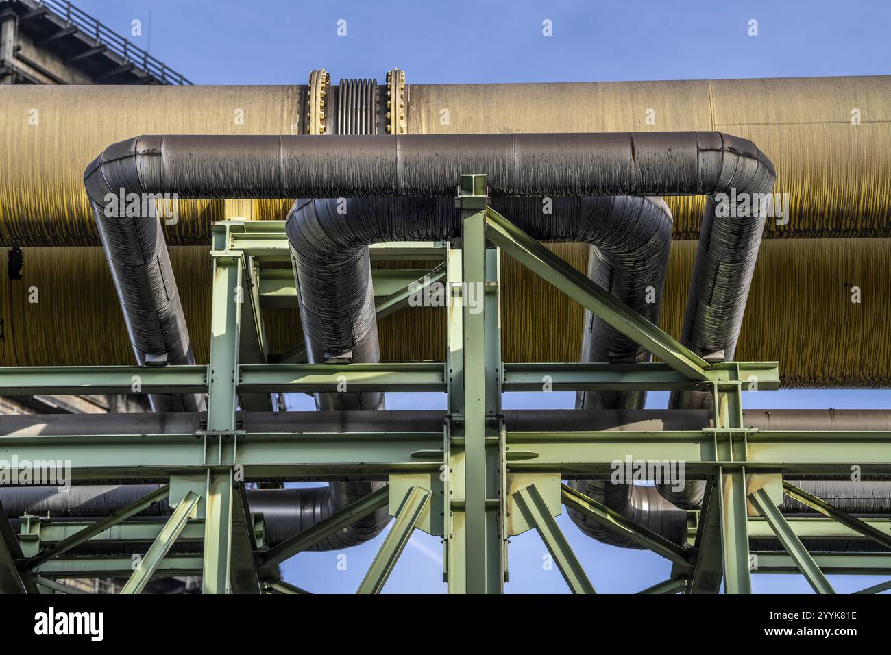 Expansionsbogen Rohrleitungen F r Fernw rme Hochofengas Am Standort 