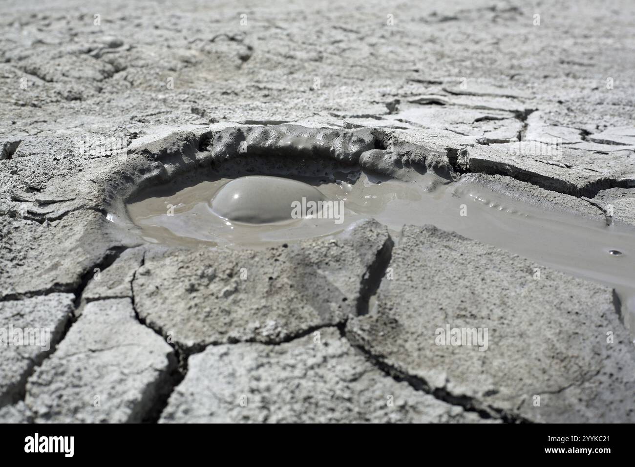 Schlammvulkane, Vulkan, Schlamm, Georgien, Asien Stockfoto