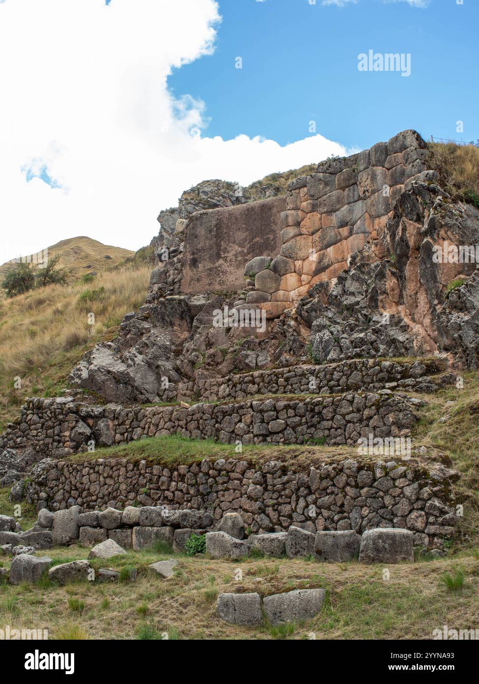 Tambomachay inka Ruinen in Cusco Peru Stockfoto
