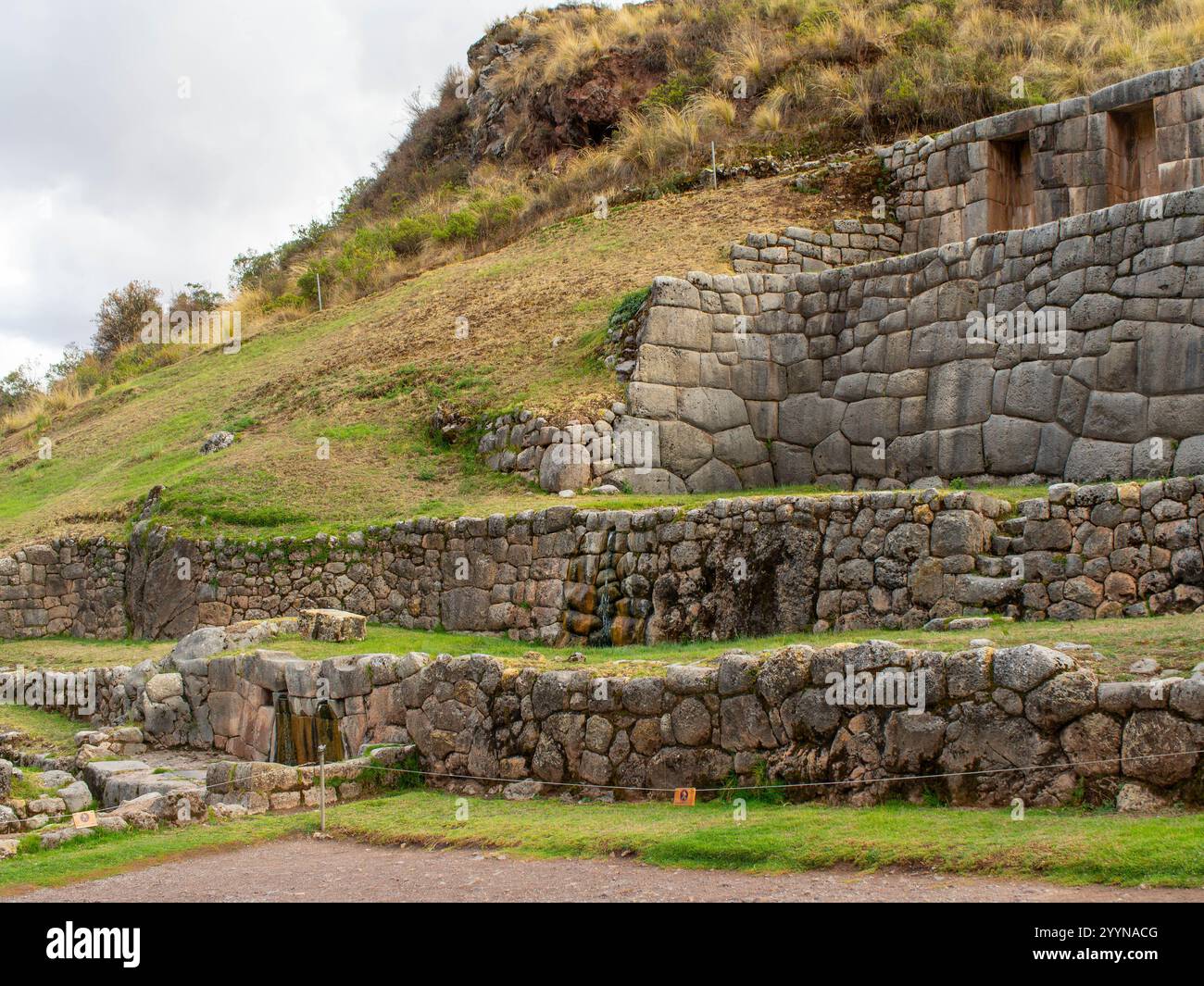 Tambomachay inka Ruinen in Cusco Peru Stockfoto