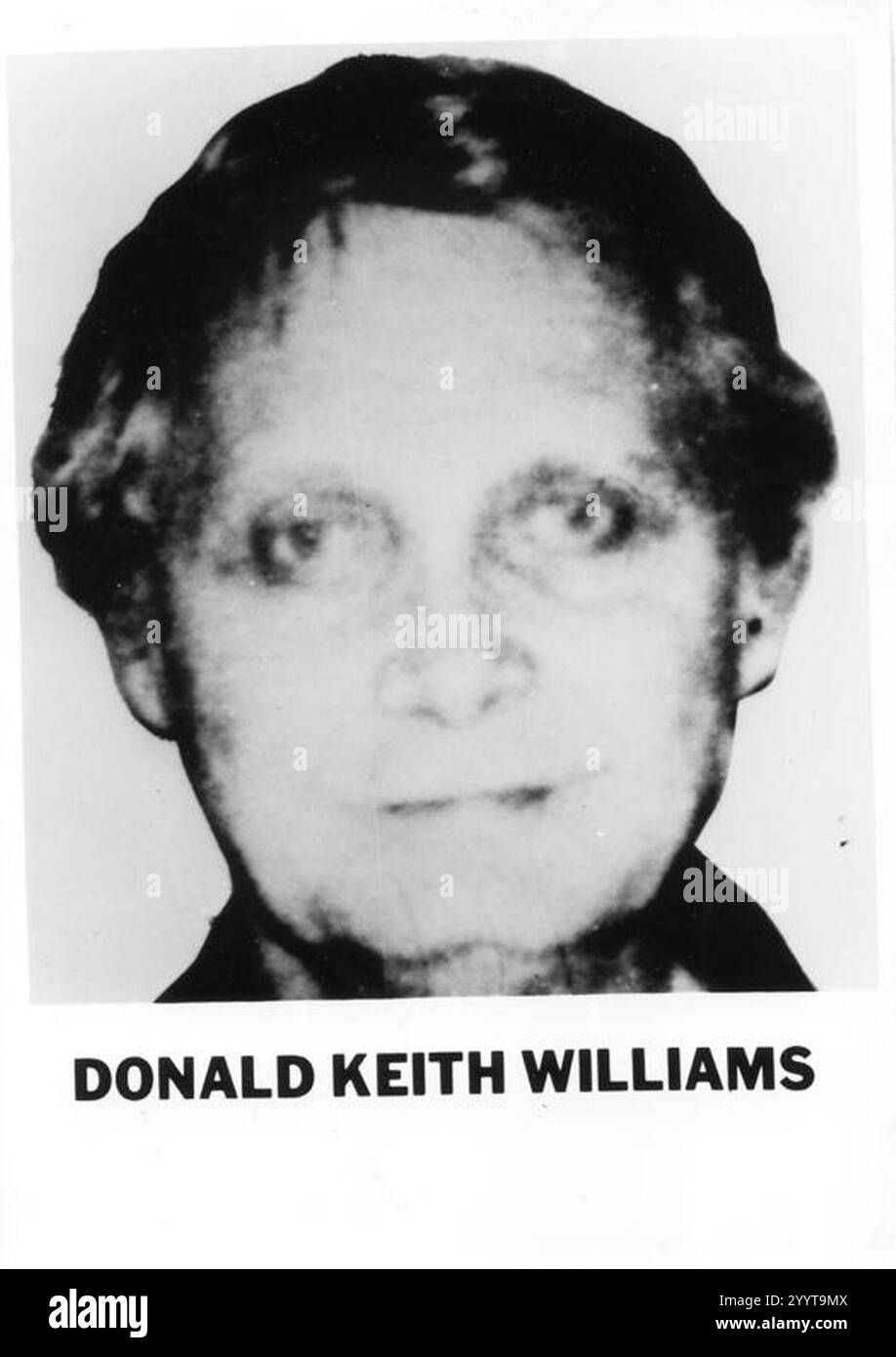 Donald Keith Williams (FBI). Stockfoto