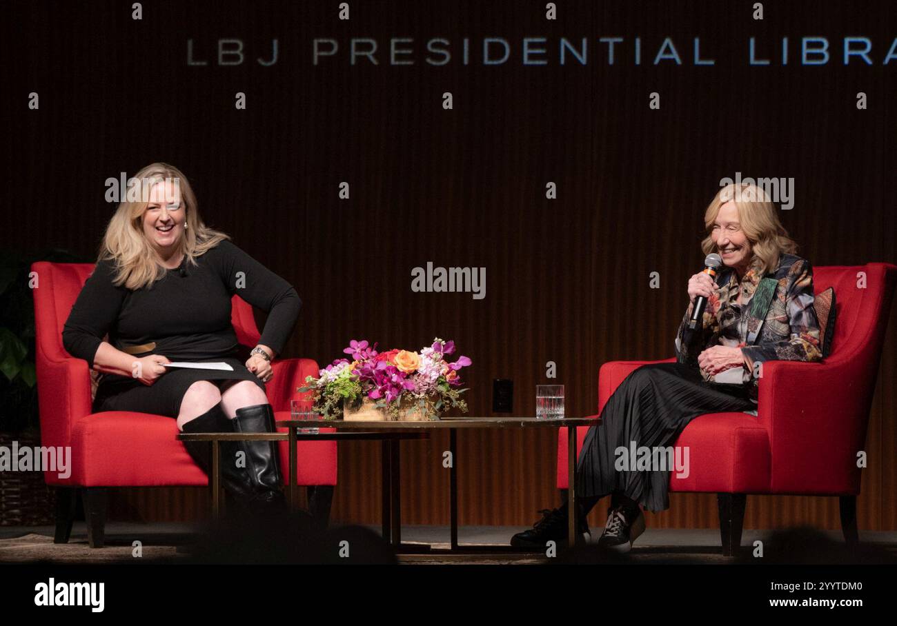 Doris Kearns Goodwin, in der LBJ Library in Austin, Texas vom 16. Bis 6. Oktober 2024. Stockfoto