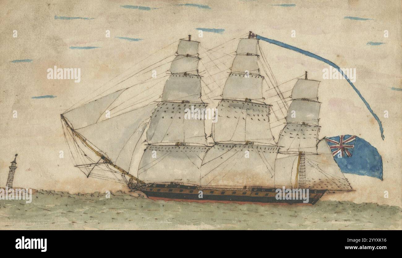 Edward Pritchard - HMS Shannon. Stockfoto