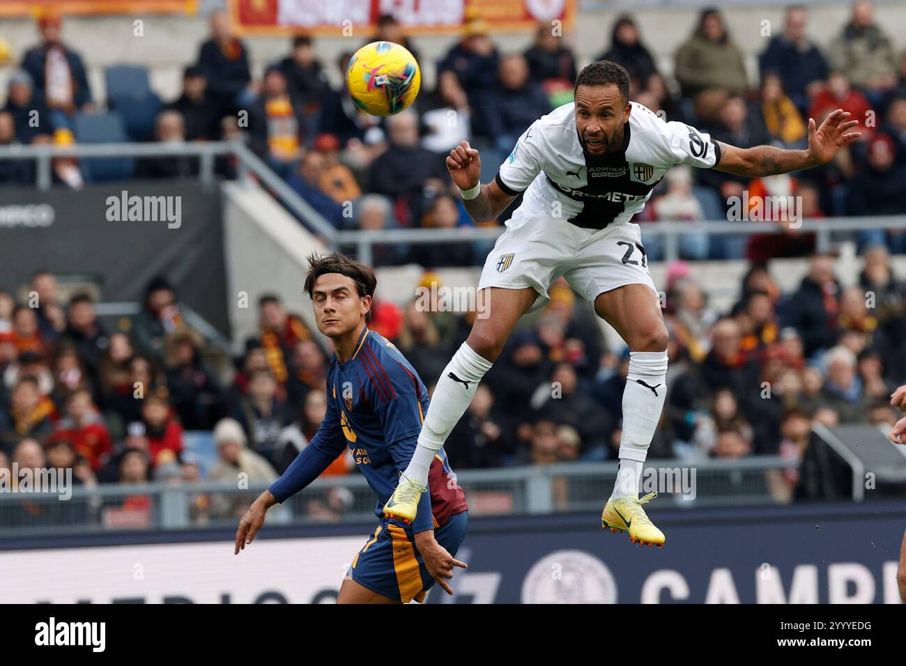 Hernani während des Fußballspiels der Serie A ALS Roma - Parma Calcio Stadio Olimpico am 22. Dezember 2024 in Rom, Italien Stockfoto