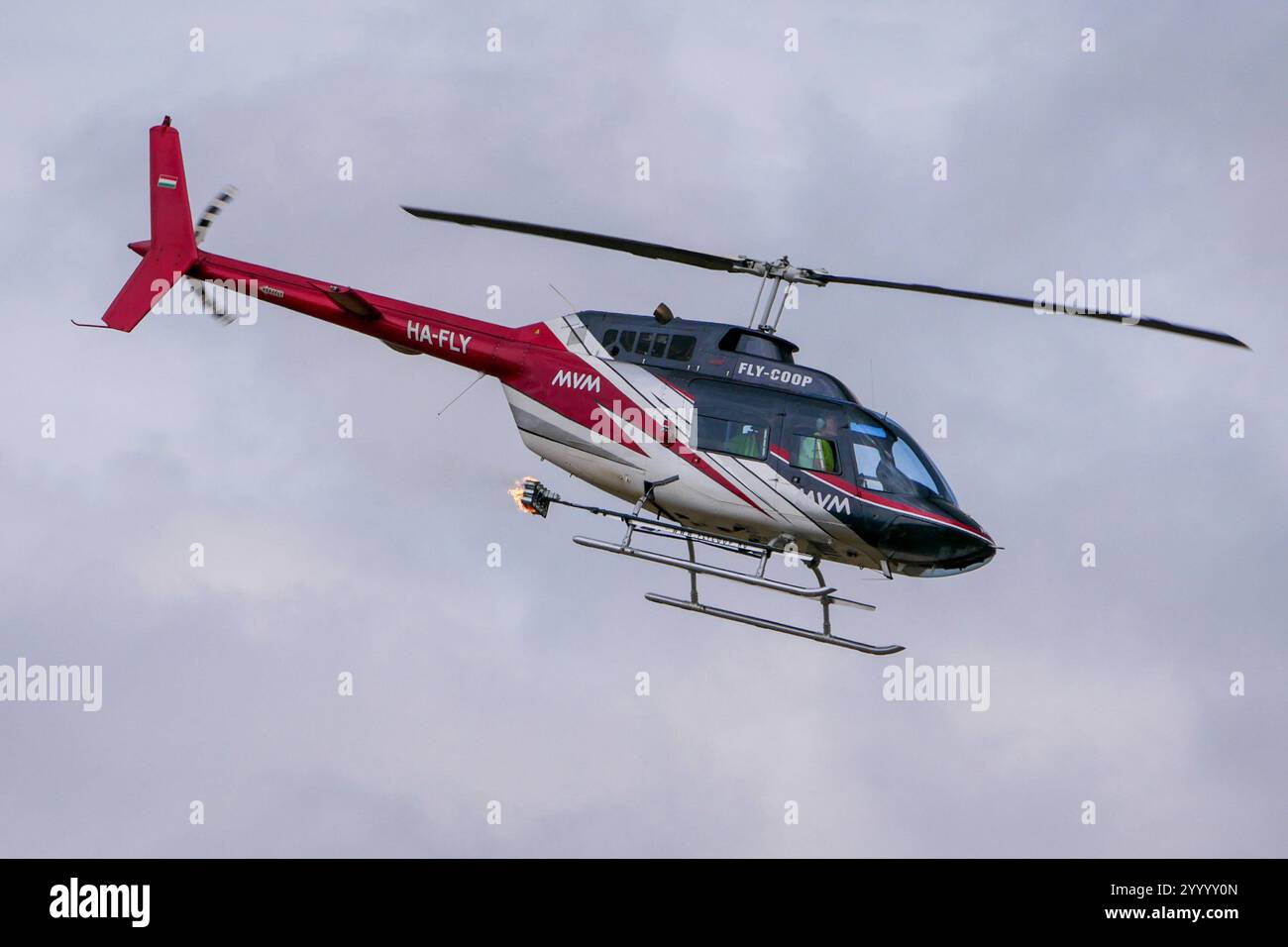 Bell 206 Cobra Duett Stockfoto