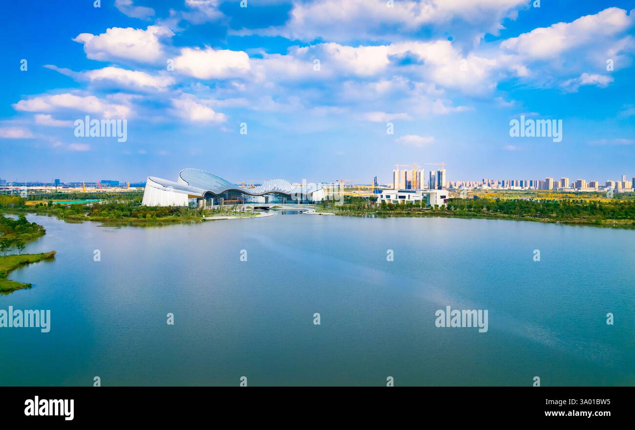 Nantong Grand Theater, Provinz Jiangsu, China Stockfoto