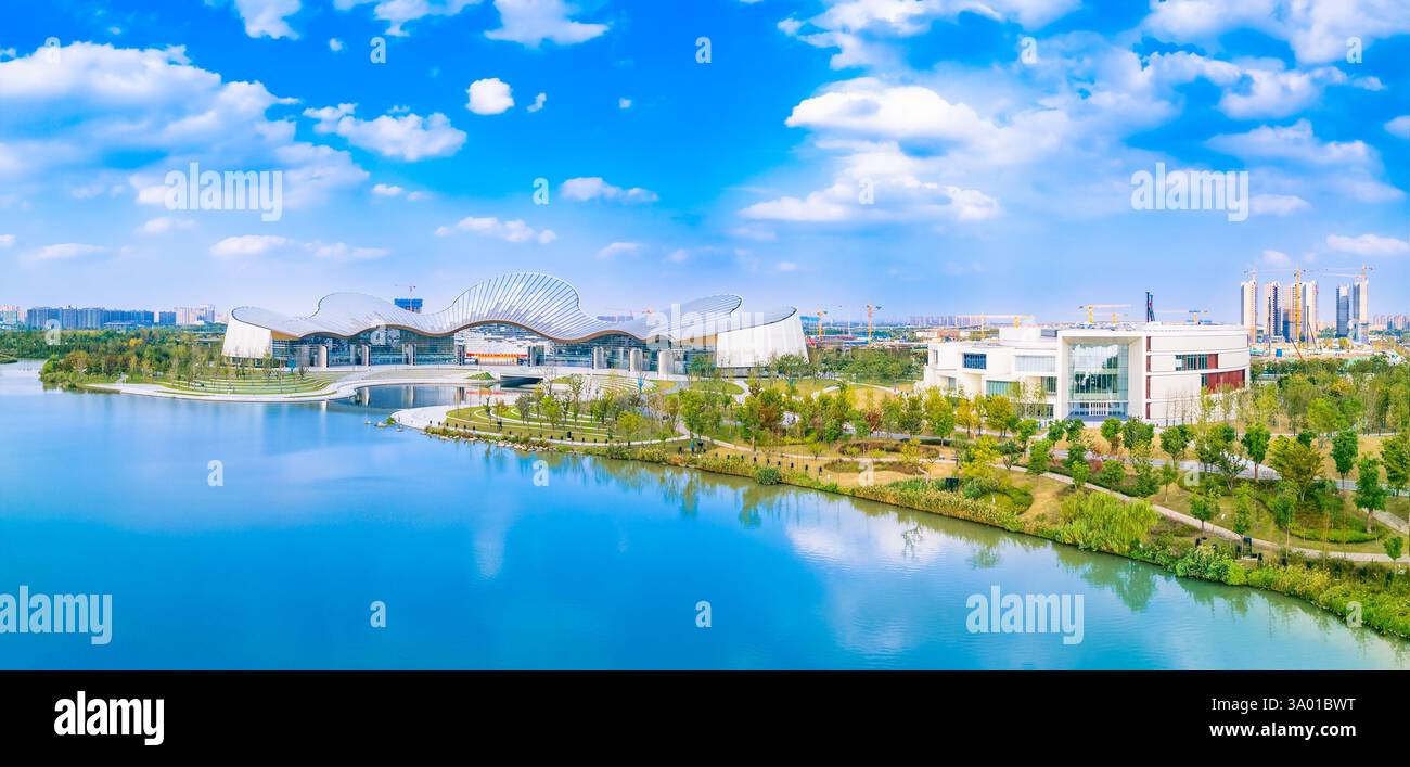 Nantong Grand Theater, Provinz Jiangsu, China Stockfoto