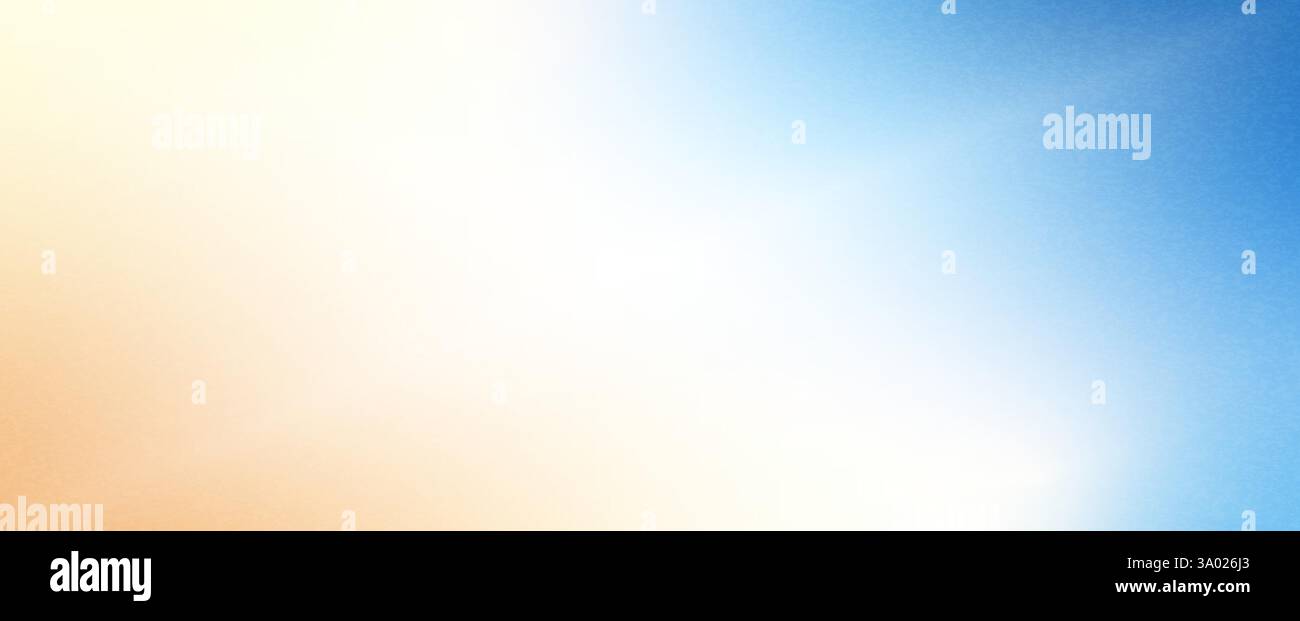 Unscharfer Strandverlauf. Blauer und orangefarbener Hintergrund mit Rauschen. Meerwasser und Sand im abstrakten Hintergrund. Ozeanwelle. Vektor tropische s Stock Vektor