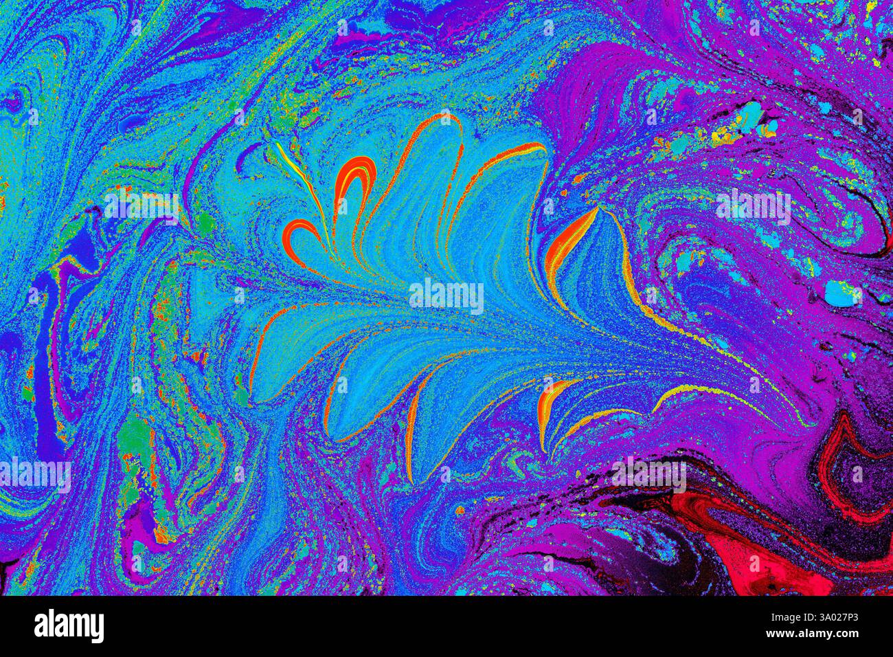 Intensive bunte Mischung aus lebendigen Farben. Abstrakte moderne Hintergrund Vorlagen Design Stockfoto