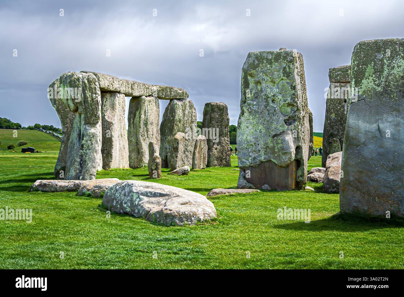 Stonehenge Historisches Wahrzeichen in England, Heritage, Stonehenge, 05/2006 Stockfoto