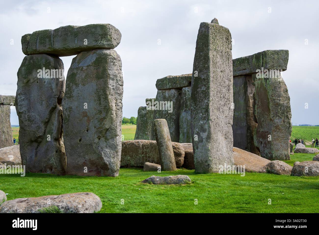 Stonehenge Historisches Wahrzeichen in England, Heritage, Stonehenge, 05/2006 Stockfoto