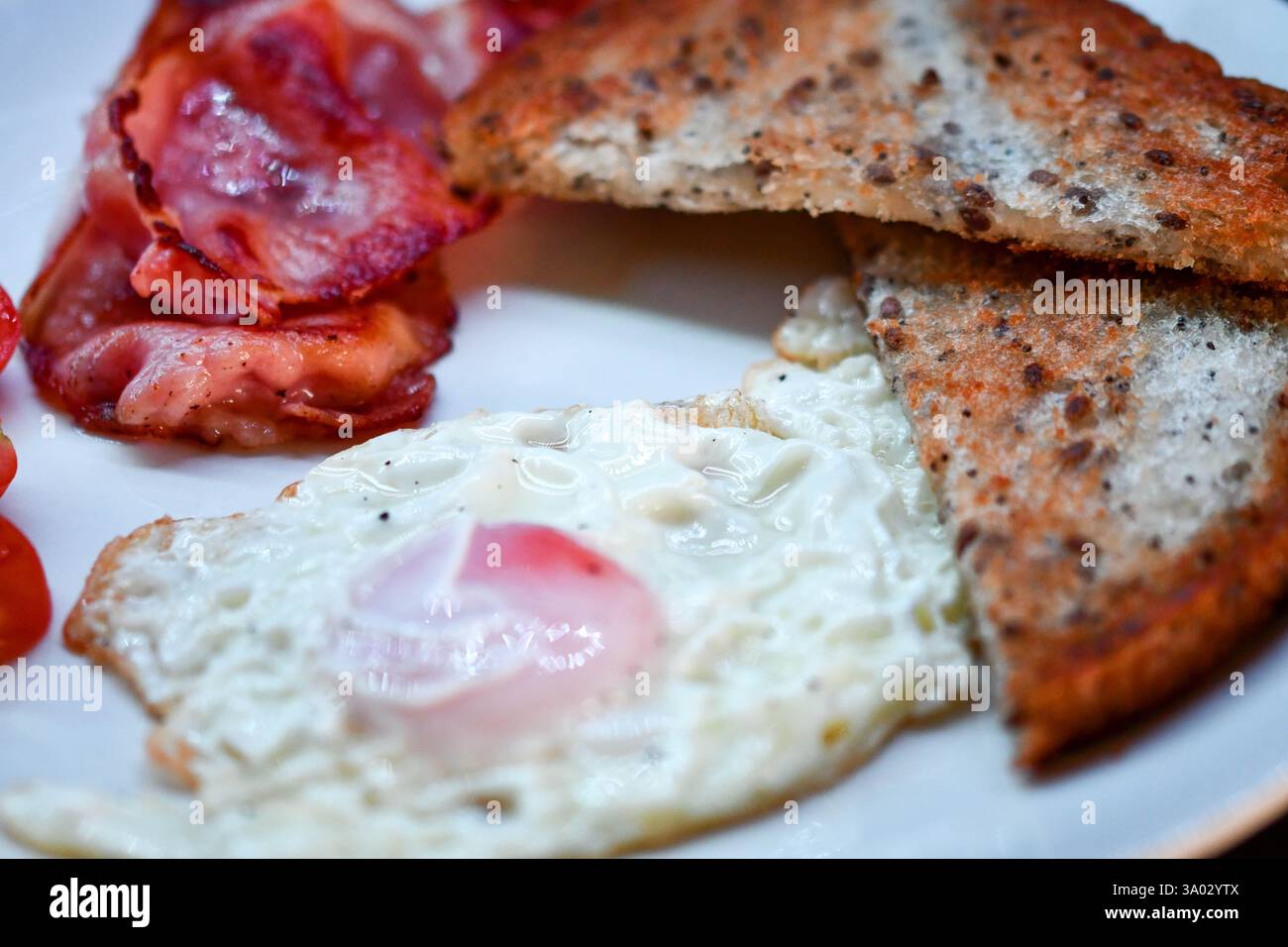 warmes Frühstück Stockfoto
