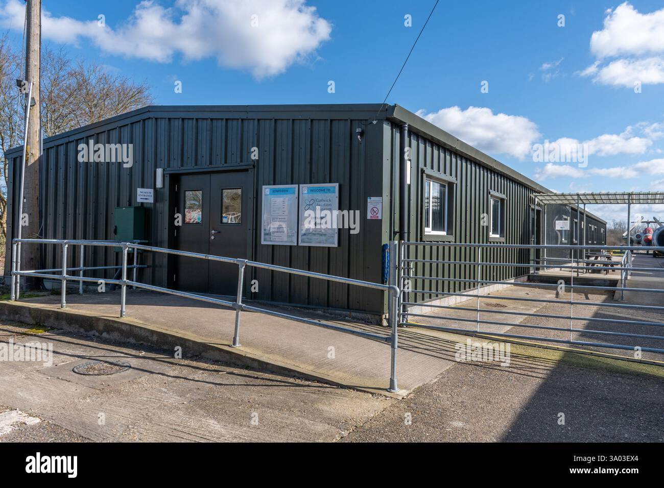 Gatwick Aviation Museum, eine Besucherattraktion in Charlwood Village, Surrey, England, Großbritannien Stockfoto