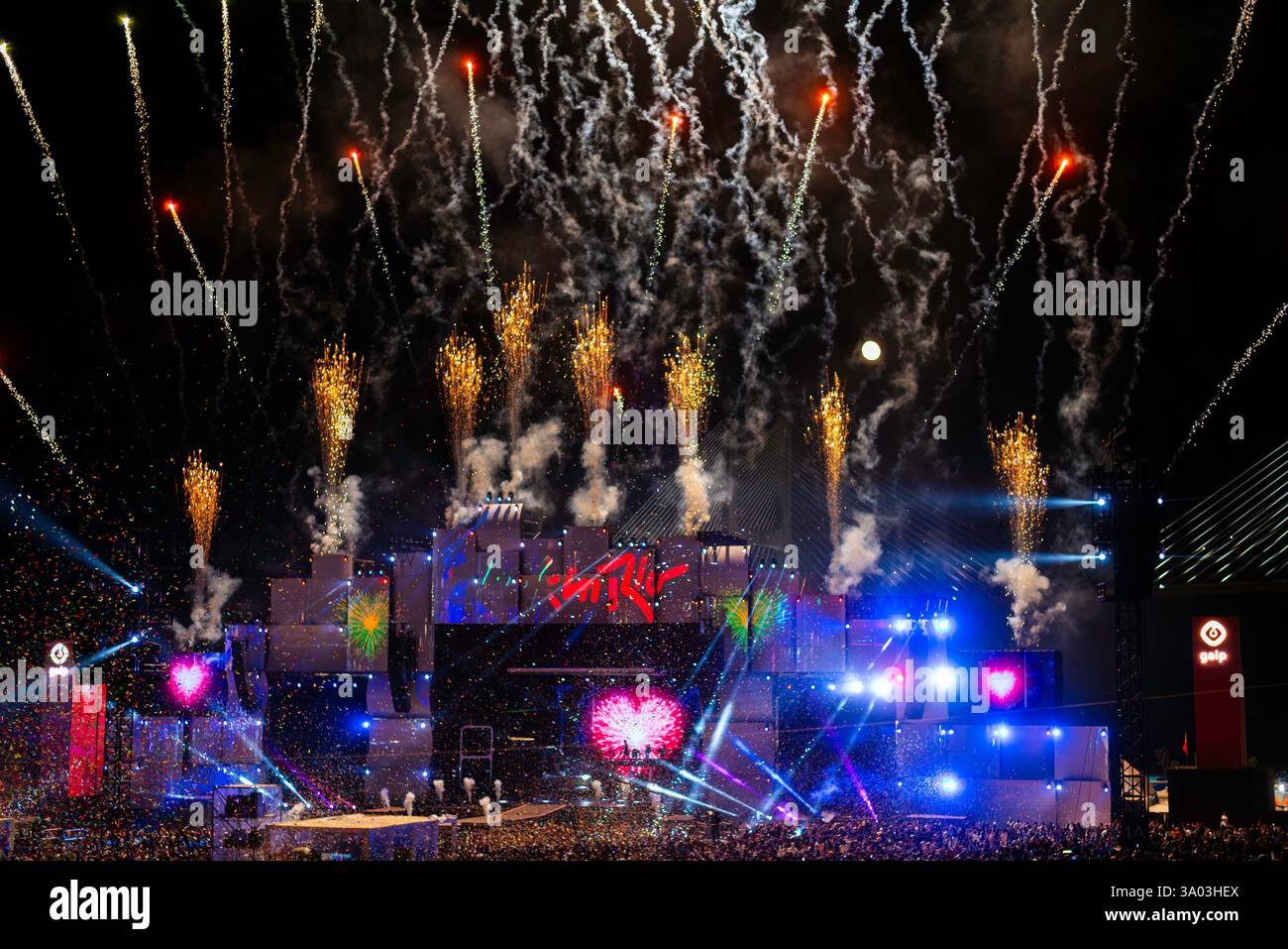 15. Juni Lissabon, Portugal Rock in Rio 2024 Stockfoto