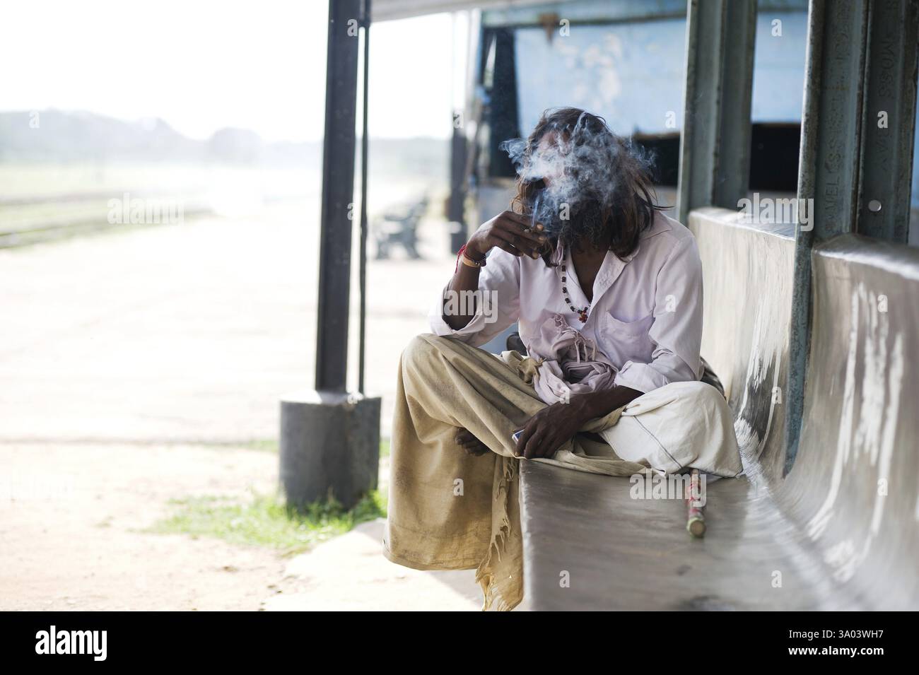 Bettler, Rajasthan, Indien NOMR Stockfoto