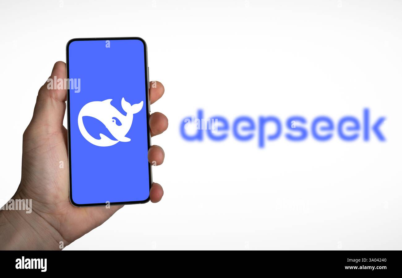 DeepSeek Künstliche Intelligenz Basic Technology Research Co Stockfoto